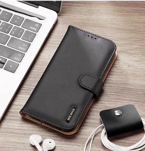Dux Ducis Hivo iPhone SE (2020/2022) / 8 / 7 Hoesje Book Case Zwart afbeelding 2