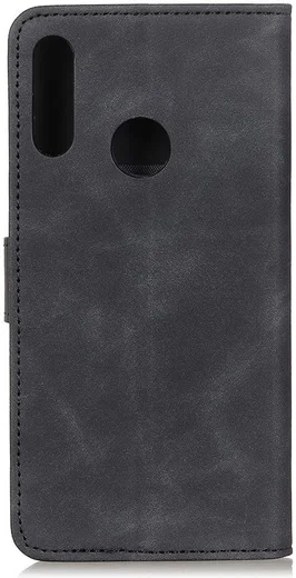 Samsung Galaxy A20s Hoesje Retro Wallet Book Case Zwart afbeelding 5