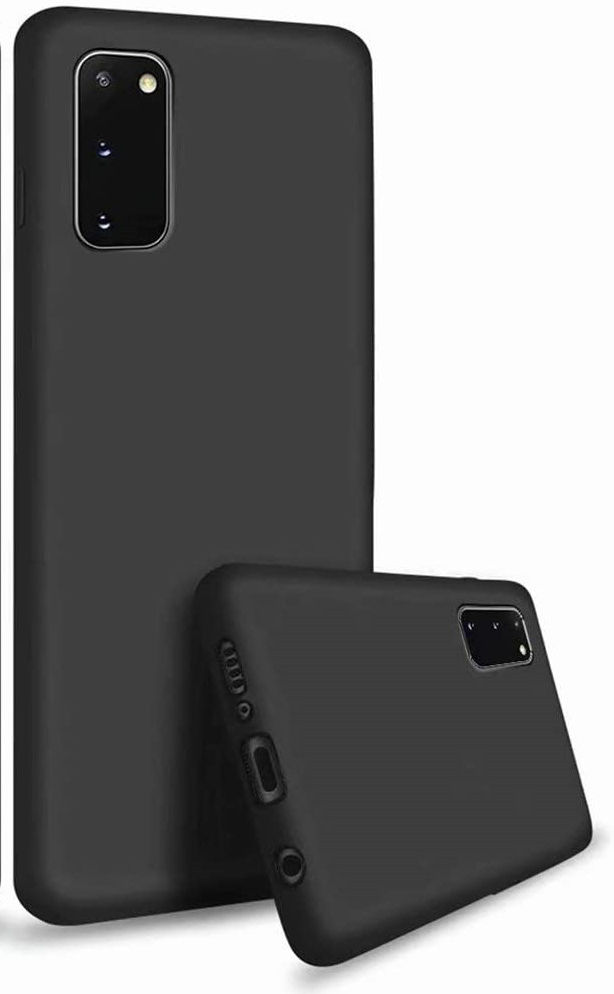 Samsung Galaxy S20 FE Hoesje Dun TPU Back Cover Zwart afbeelding 1