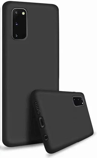Samsung Galaxy S20 FE Hoesje Dun TPU Back Cover Zwart afbeelding 1