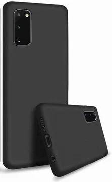 Samsung Galaxy S20 FE Hoesje Dun TPU Back Cover Zwart