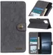 Samsung Galaxy A12 Hoesje Portemonnee met Drukknoop Sluiting Zwart afbeelding 3