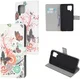 Samsung Galaxy A12 Portemonnee Hoesje Vlinder Print afbeelding 3