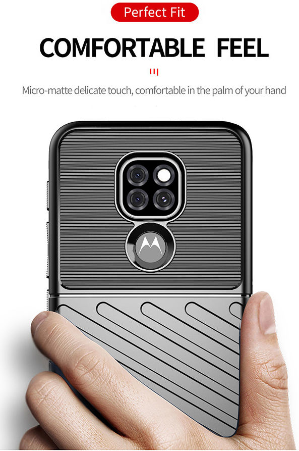 Samsung Galaxy M12 / A12 Twill Thunder Texture Back Cover Blauw afbeelding 4