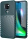 Motorola Moto G9 Play / E7 Plus Hoesje Twill Thunder Back Cover Groen afbeelding 1