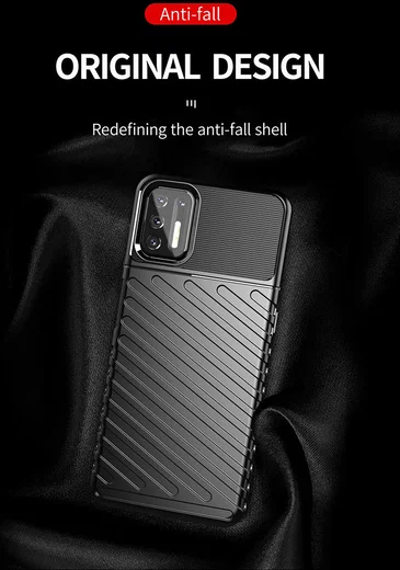 Motorola Moto G9 Plus Hoesje TPU Thunder Design Blauw afbeelding 7