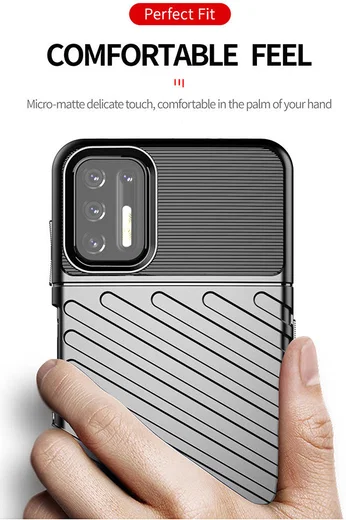Motorola Moto G9 Plus Hoesje TPU Thunder Design Groen afbeelding 6