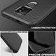 Motorola Moto G9 Play / Moto E7 Plus Hoesje Twill Slim Textuur Zwart afbeelding 7