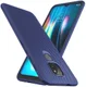 Motorola Moto G9 Play / Moto E7 Plus Hoesje Twill Slim Textuur Blauw afbeelding 2