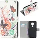 Motorola Moto G9 Play / Moto E7 Plus Hoesje met Vlinder Print afbeelding 3