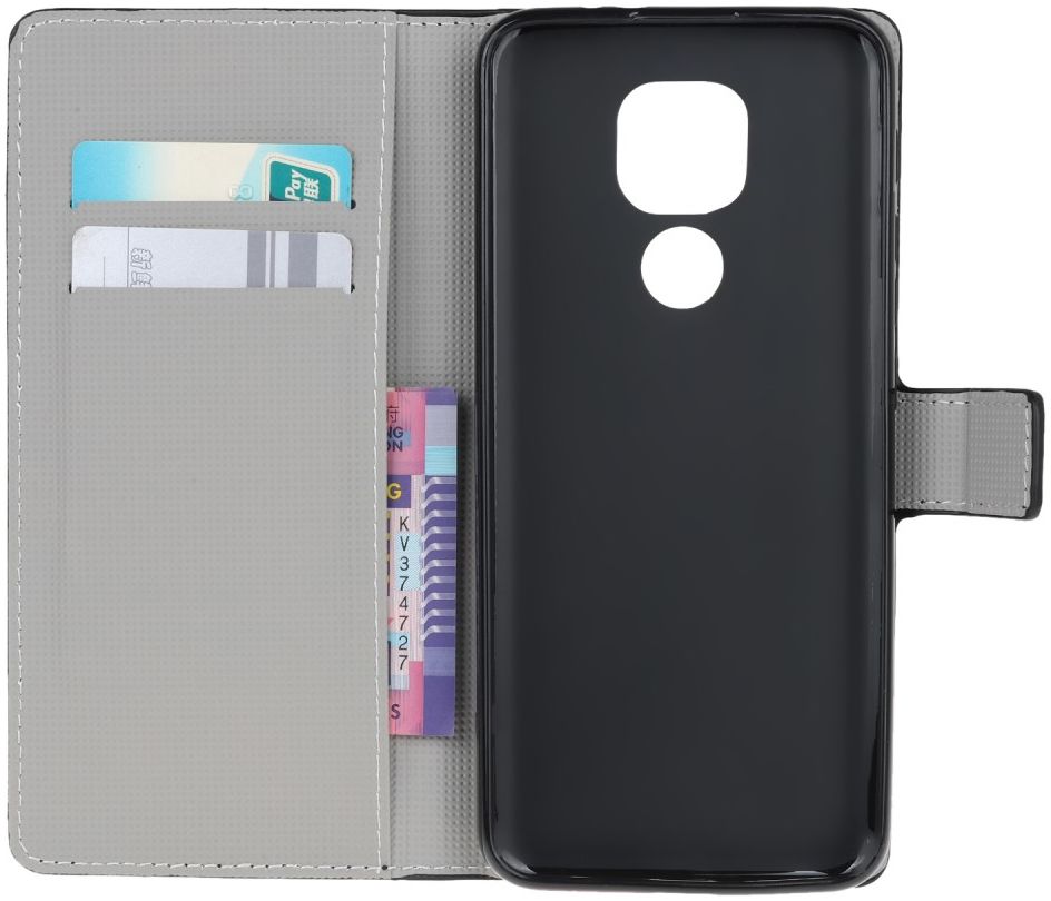 Motorola Moto G9 Play / Moto E7 Plus Hoesje met Vlinder Print afbeelding 2