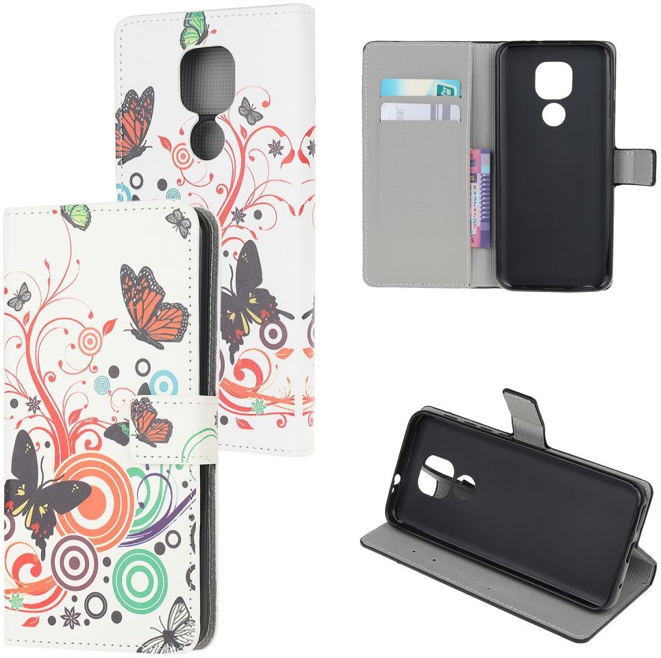 Motorola Moto G9 Play / Moto E7 Plus Hoesje met Vlinder Print afbeelding 6