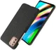 Motorola Moto G9 Plus Stof Hard Back Cover Zwart afbeelding 2