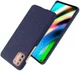 Motorola Moto G9 Plus Stof Hard Back Cover Blauw afbeelding 2