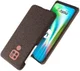 Motorola Moto G9 Play Stof Hard Back Cover Coffee afbeelding 2