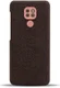 Motorola Moto G9 Play Stof Hard Back Cover Coffee afbeelding 3