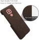 Motorola Moto G9 Play Stof Hard Back Cover Coffee afbeelding 4