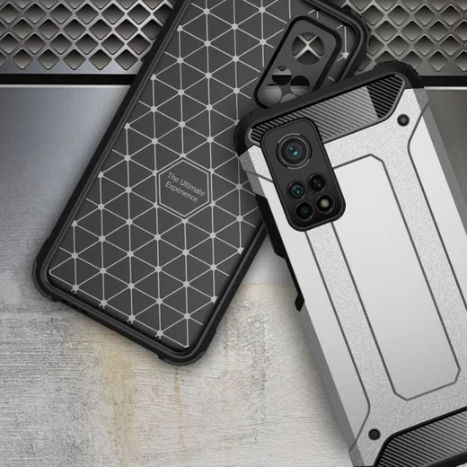 Xiaomi Mi 10T / Mi 10T Pro Hoesje Shock Proof Hybride Back Cover Blauw afbeelding 6