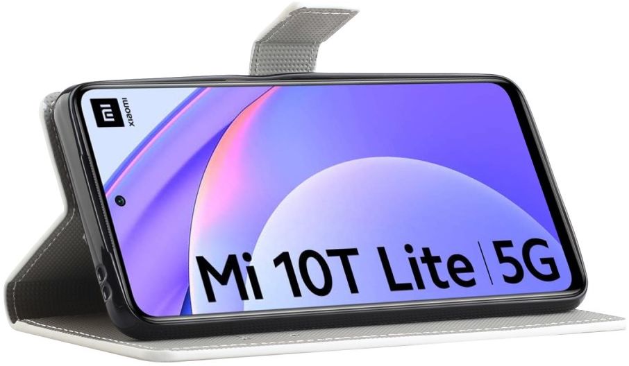Xiaomi Mi 10T Lite Uilen Print Book Case afbeelding 4