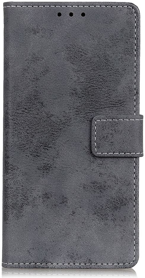 Xiaomi Mi 10T Lite Retro Wallet Book Case Hoesje Zwart afbeelding 5