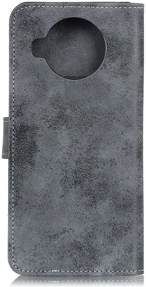 Xiaomi Mi 10T Lite Retro Wallet Book Case Hoesje Zwart afbeelding 6