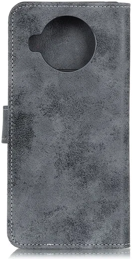 Xiaomi Mi 10T Lite Retro Wallet Book Case Hoesje Zwart afbeelding 6