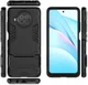 Xiaomi Redmi Note 9 Pro / Note 9S Shockproof Backcover Kickstand Zwart afbeelding 9