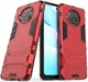 Xiaomi Redmi Note 9 Pro / Note 9S Shockproof Backcover Kickstand Rood afbeelding 2