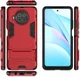 Xiaomi Redmi Note 9 Pro / Note 9S Shockproof Backcover Kickstand Rood afbeelding 4