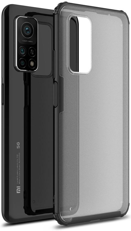 Xiaomi Mi 10T / Mi 10T Pro Hoesje Hybride Back Cover Matte Zwart afbeelding 1