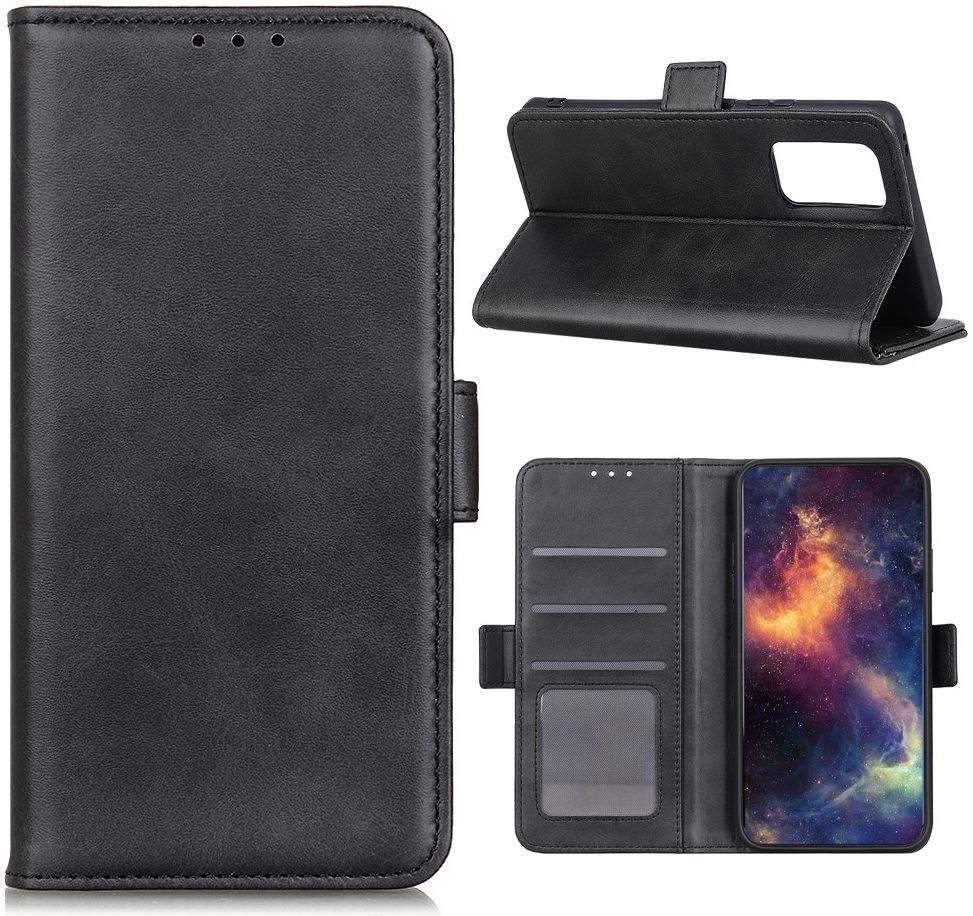 Oppo Reno 4 5G Hoesje Portemonnee Book Case Zwart afbeelding 4