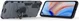 Oppo Reno 4 5G Hoesje Shock Proof Back Cover Met Kickstand Ring Blauw afbeelding 4