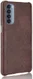 Oppo Reno 4 Pro 4G Hoesje Litchi Skin Kunstleer Back Cover Bruin afbeelding 2