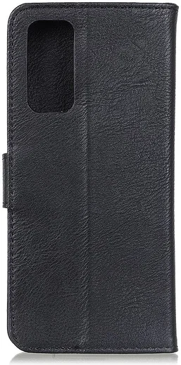 Oppo Reno4 5G Hoesje Retro Wallet Book Case Zwart afbeelding 4