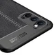 Oppo Reno 4 5G Hoesje Litchi Skin Back Cover Zwart afbeelding 5