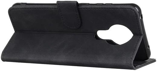 Nokia 3.4 Vintage Book Case Hoesje Wallet Zwart afbeelding 7
