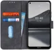 Nokia 3.4 Vintage Book Case Hoesje Wallet Zwart afbeelding 1