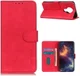 Nokia 3.4 Vintage Book Case Hoesje Wallet Rood afbeelding 2