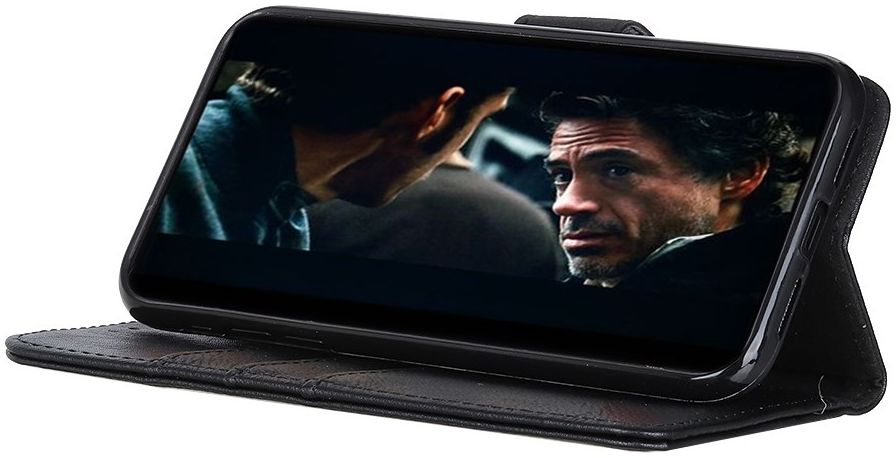 Nokia 3.4 Hoesje Retro Wallet Book Case Zwart afbeelding 11