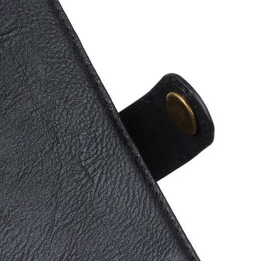 Nokia 3.4 Hoesje Retro Wallet Book Case Zwart afbeelding 12
