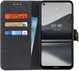 Nokia 3.4 Hoesje Retro Wallet Book Case Zwart afbeelding 1