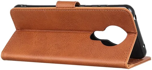 Nokia 3.4 Hoesje Retro Wallet Book Case Bruin afbeelding 5