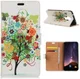 Nokia 3.4 Wallet Case Met Gekleurde Boom Print afbeelding 1