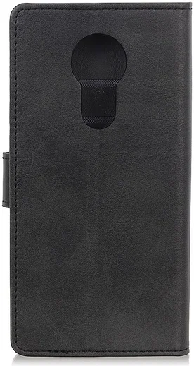 Nokia 3.4 Hoesje Book Case Kunst Leer Zwart afbeelding 3