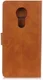 Nokia 3.4 Hoesje Book Case Kunst Leer Bruin afbeelding 3