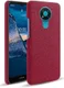 Nokia 3.4 Stof Textuur Back Cover Rood afbeelding 1
