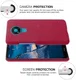 Nokia 3.4 Stof Textuur Back Cover Rood afbeelding 5