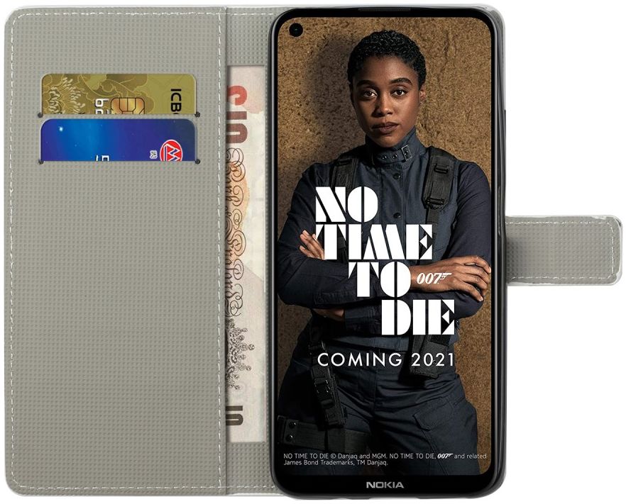 Nokia 3.4 Hoesje Portemonnee Book Case met Uil Print afbeelding 2