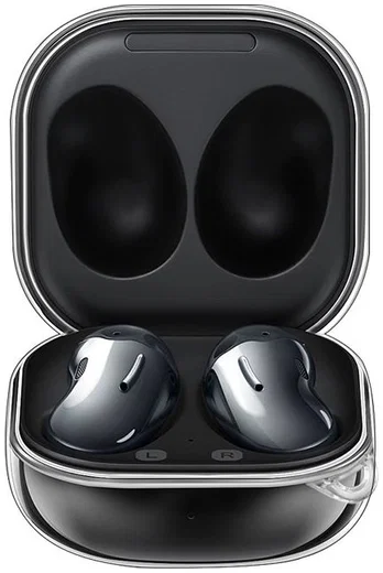 Samsung Galaxy Buds Live/Buds 2/Pro Hoesje Hard Plastic Case Clear afbeelding 3