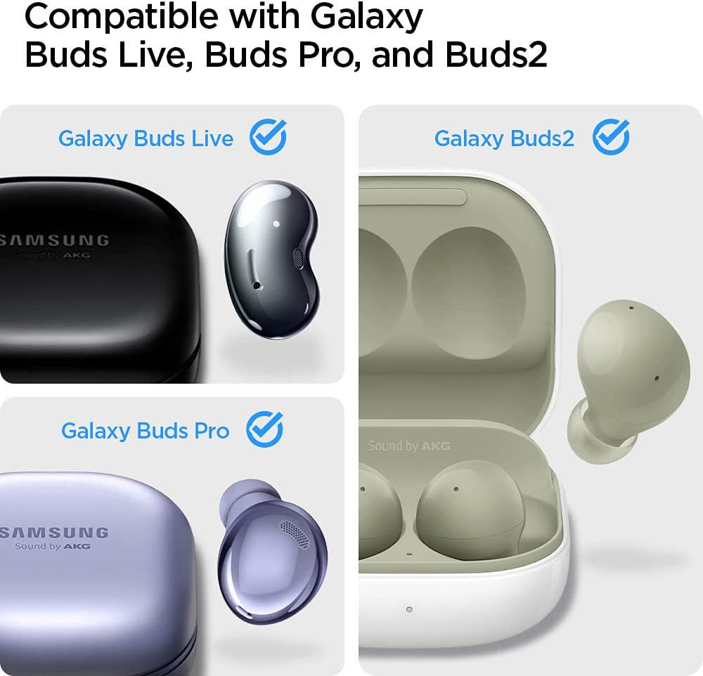 Samsung Galaxy Buds Live/Buds 2/Pro Hoesje Hard Plastic Case Clear afbeelding 6